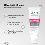 Anti-blemish cream for sensitive and intimate areas
