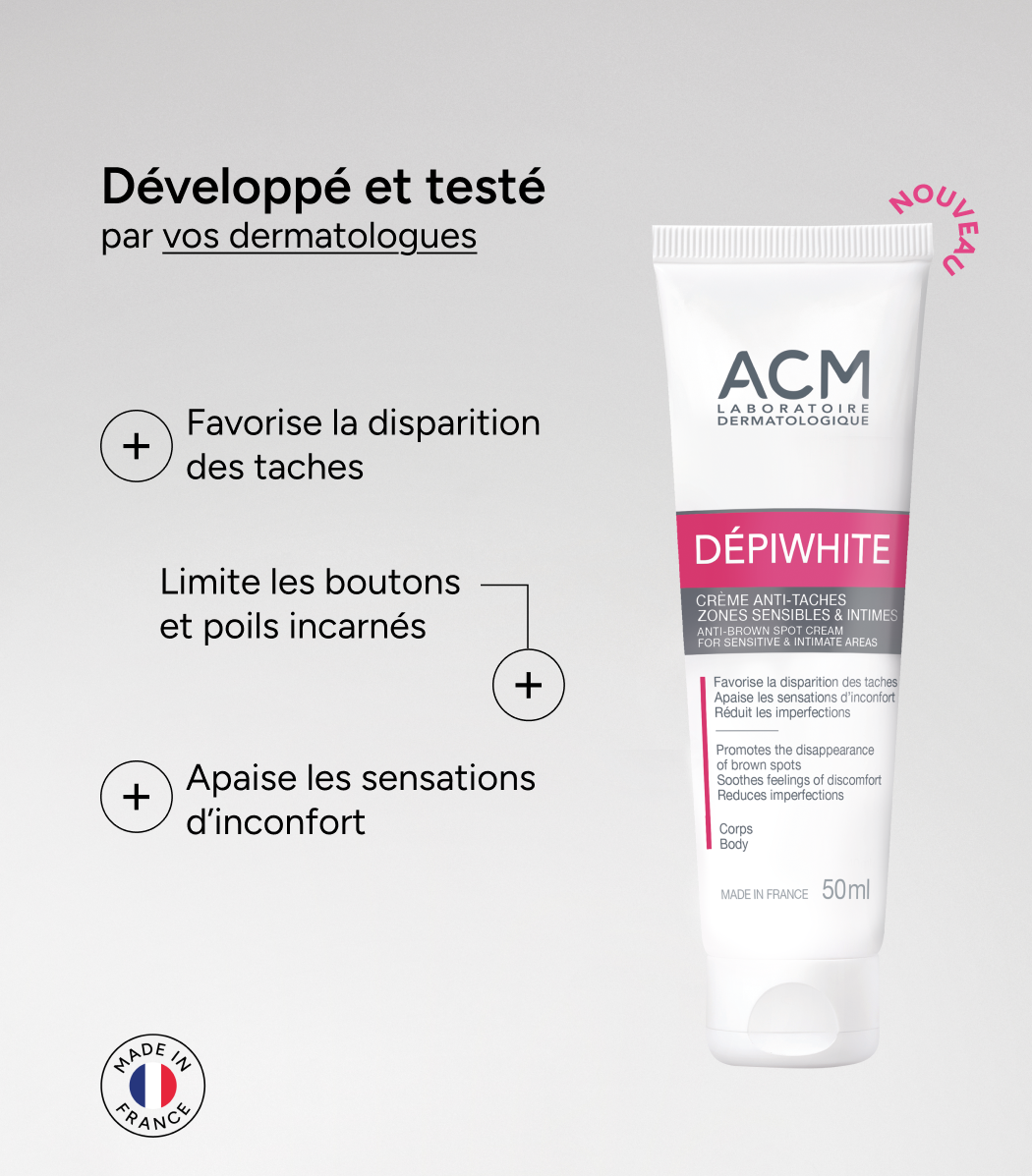 Anti-blemish cream for sensitive and intimate areas