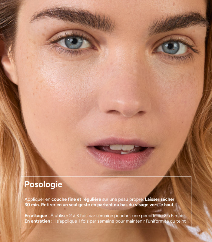 Mascarilla peel-off iluminadora