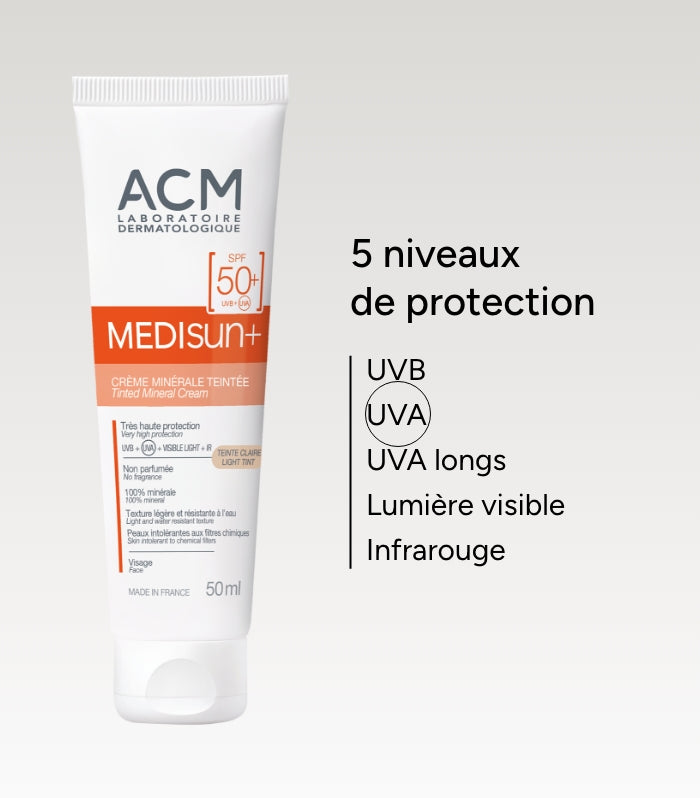 Medisun+ Crème Minérale Teintée SPF50+