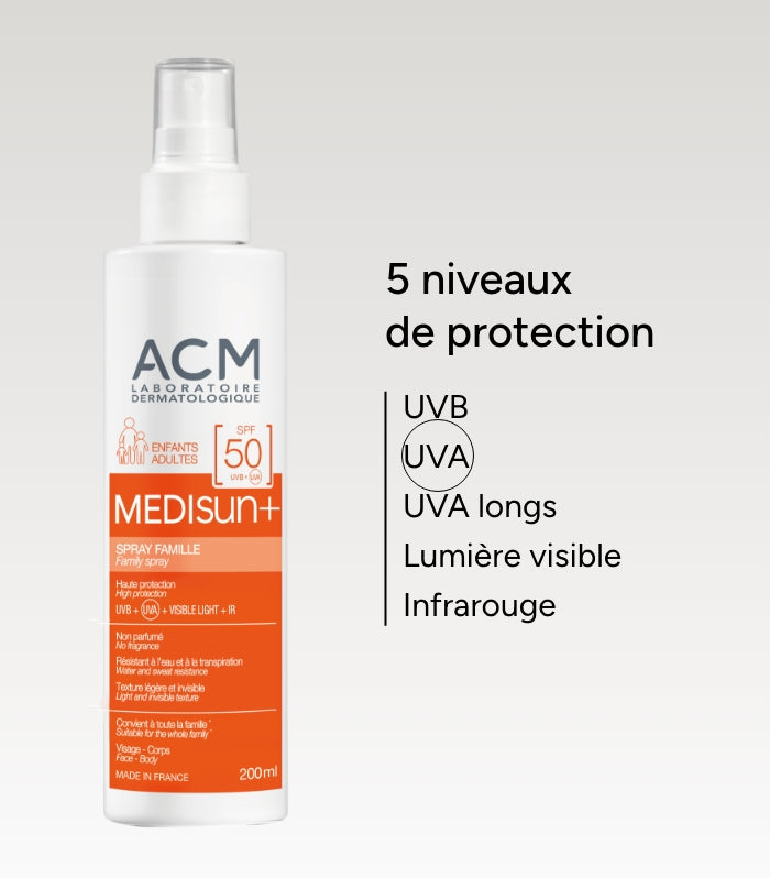 Medisun+ Spray famille SPF50