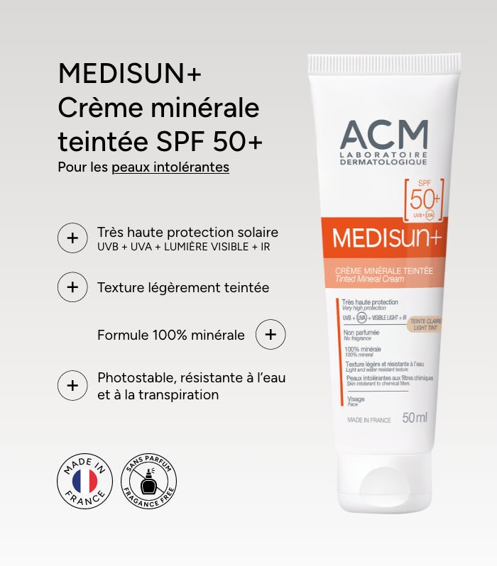 Medisun+ Crème Minérale Teintée SPF50+