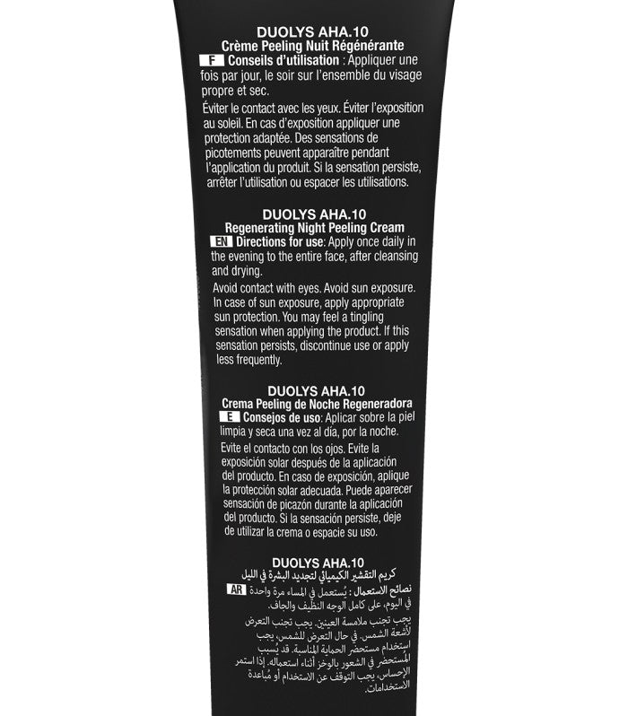 AHA 10 Regenerating Night Peeling Cream