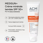 Medisun+ Crème Minérale Teintée SPF50+