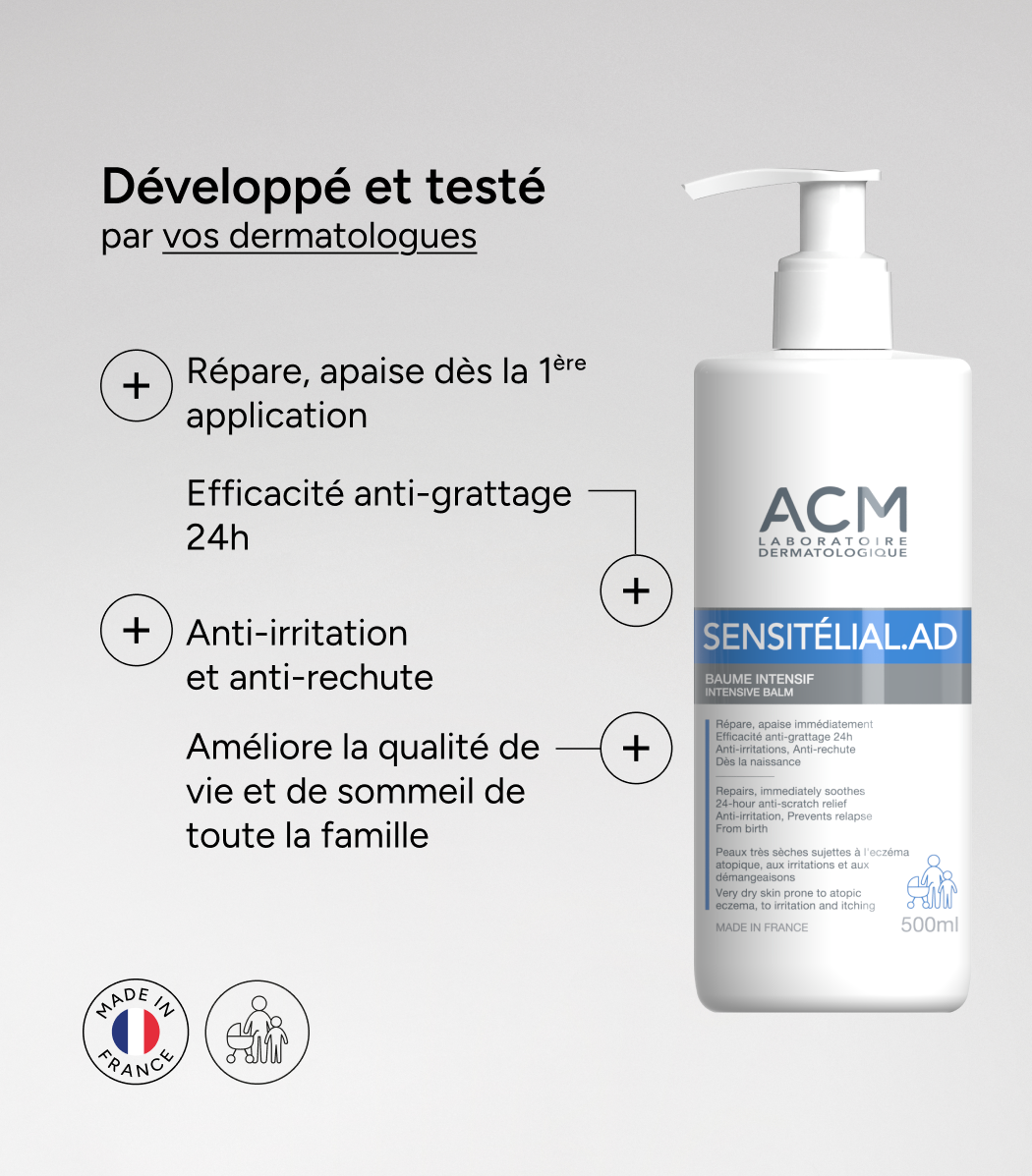 SENSITELIAL.AD | Baume Intensif Peaux trs sches sujettes l'eczma atopique SENSITELIAL.AD | Baume Intensif Peaux trs sches sujettes l'eczma atopique