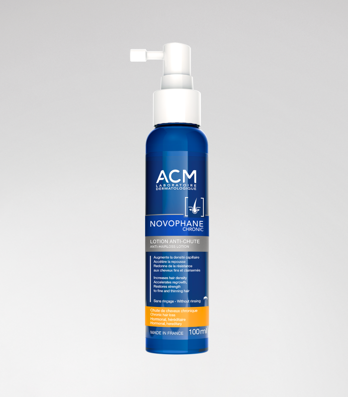 NOVOPHANE CHRONIC | Lotion Anti-Chute – Hormonale ou Héréditaire